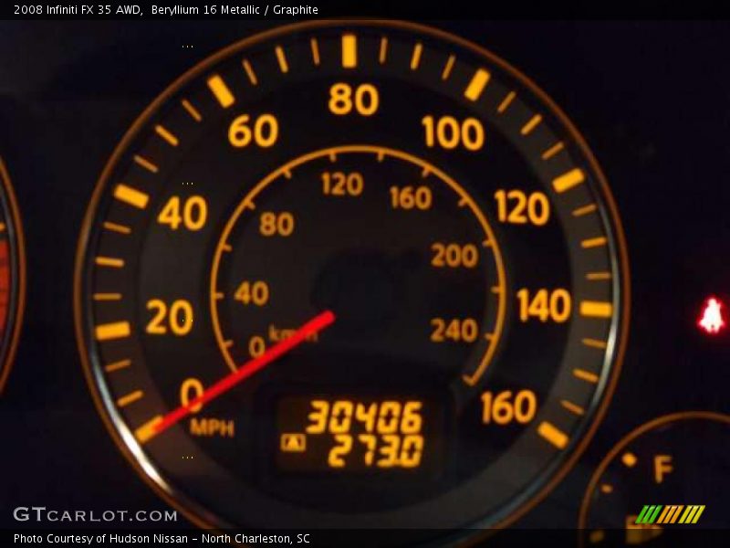 Beryllium 16 Metallic / Graphite 2008 Infiniti FX 35 AWD