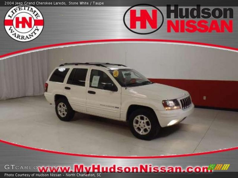 Stone White / Taupe 2004 Jeep Grand Cherokee Laredo