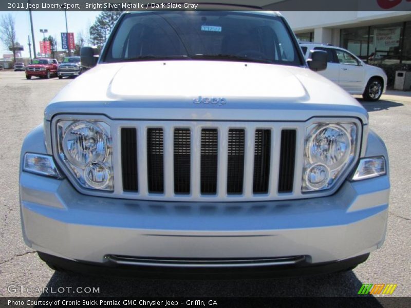 Bright Silver Metallic / Dark Slate Gray 2011 Jeep Liberty Sport