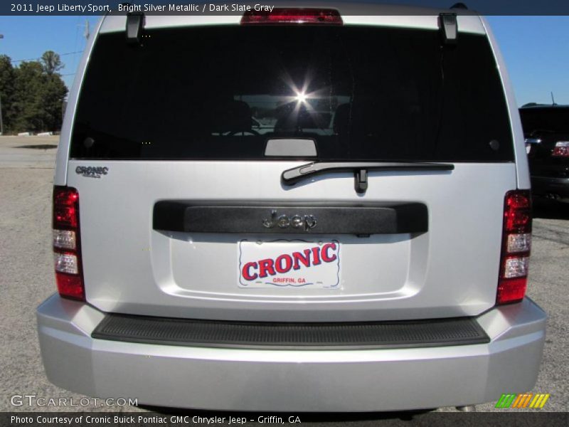 Bright Silver Metallic / Dark Slate Gray 2011 Jeep Liberty Sport