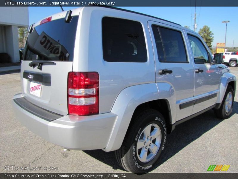 Bright Silver Metallic / Dark Slate Gray 2011 Jeep Liberty Sport