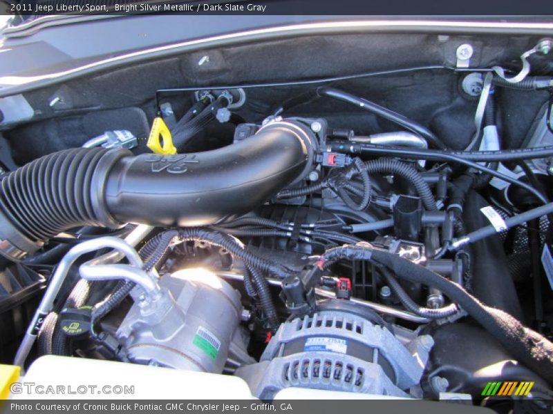 Bright Silver Metallic / Dark Slate Gray 2011 Jeep Liberty Sport