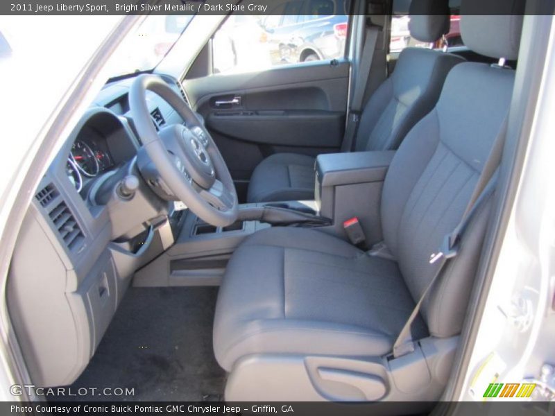 Bright Silver Metallic / Dark Slate Gray 2011 Jeep Liberty Sport
