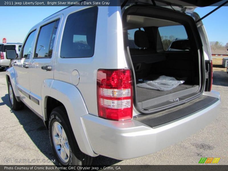 Bright Silver Metallic / Dark Slate Gray 2011 Jeep Liberty Sport