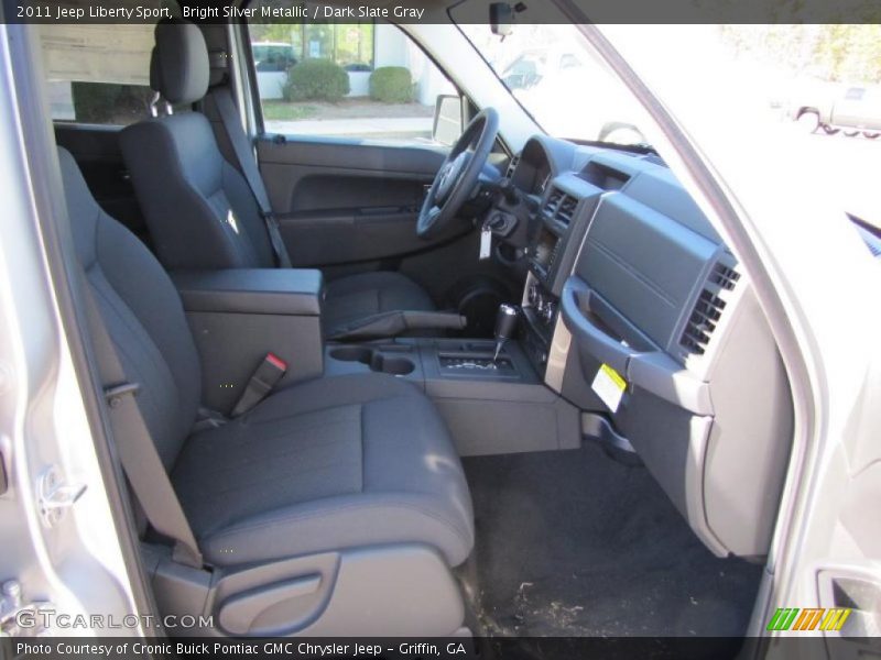 Bright Silver Metallic / Dark Slate Gray 2011 Jeep Liberty Sport