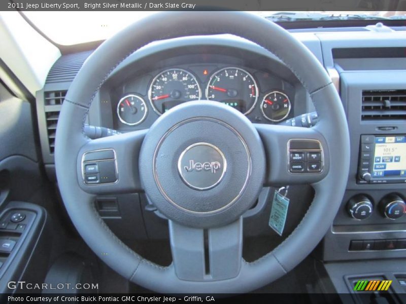 Bright Silver Metallic / Dark Slate Gray 2011 Jeep Liberty Sport