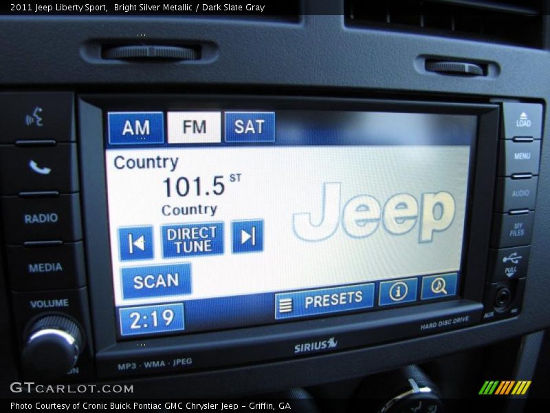 Bright Silver Metallic / Dark Slate Gray 2011 Jeep Liberty Sport