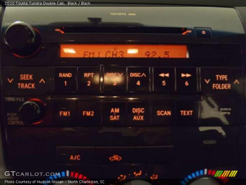 Black / Black 2010 Toyota Tundra Double Cab