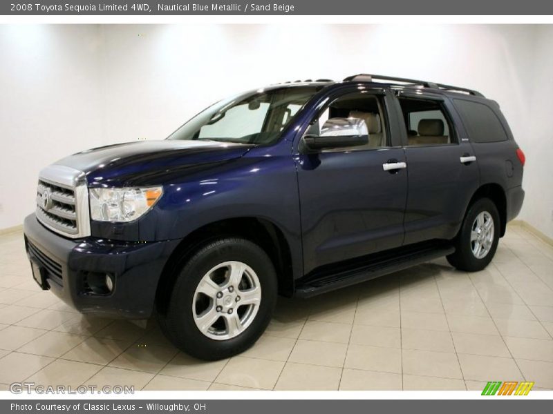 Nautical Blue Metallic / Sand Beige 2008 Toyota Sequoia Limited 4WD