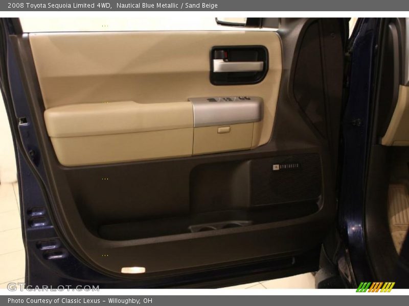 Nautical Blue Metallic / Sand Beige 2008 Toyota Sequoia Limited 4WD
