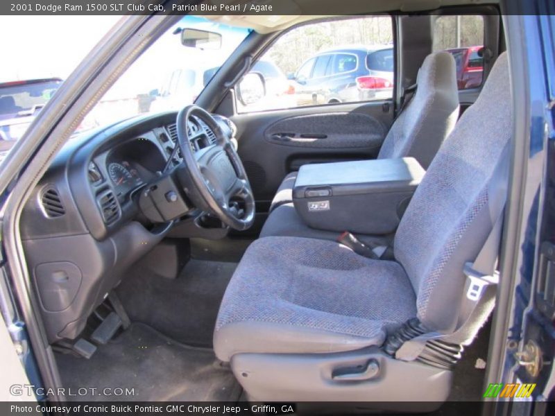 Patriot Blue Pearl / Agate 2001 Dodge Ram 1500 SLT Club Cab