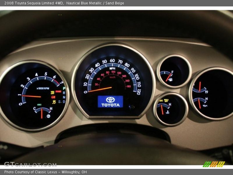 Nautical Blue Metallic / Sand Beige 2008 Toyota Sequoia Limited 4WD