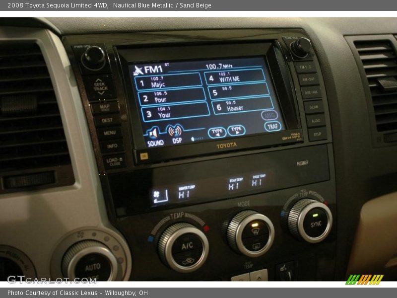 Nautical Blue Metallic / Sand Beige 2008 Toyota Sequoia Limited 4WD