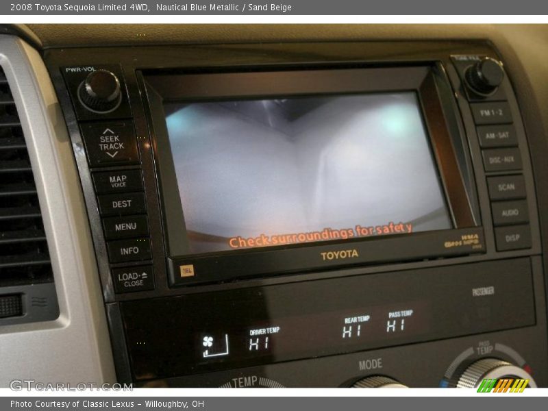 Nautical Blue Metallic / Sand Beige 2008 Toyota Sequoia Limited 4WD
