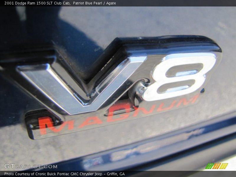 Patriot Blue Pearl / Agate 2001 Dodge Ram 1500 SLT Club Cab