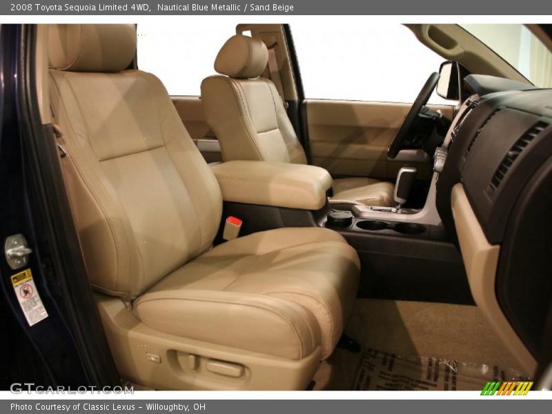 Nautical Blue Metallic / Sand Beige 2008 Toyota Sequoia Limited 4WD