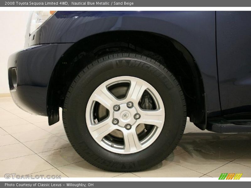 Nautical Blue Metallic / Sand Beige 2008 Toyota Sequoia Limited 4WD