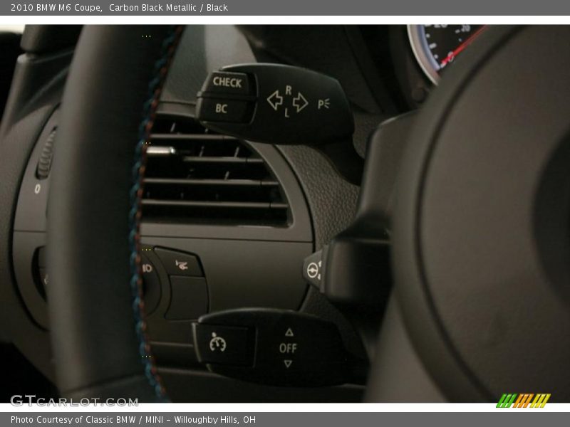 Carbon Black Metallic / Black 2010 BMW M6 Coupe