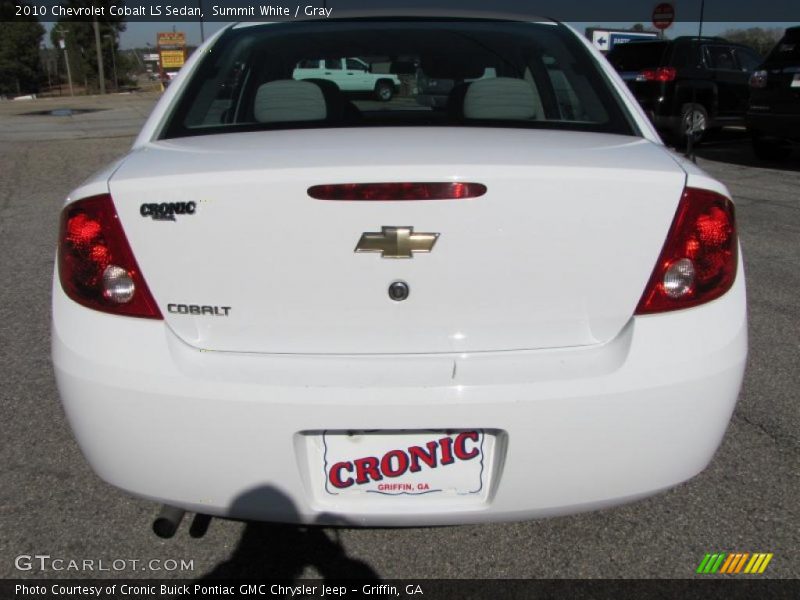 Summit White / Gray 2010 Chevrolet Cobalt LS Sedan