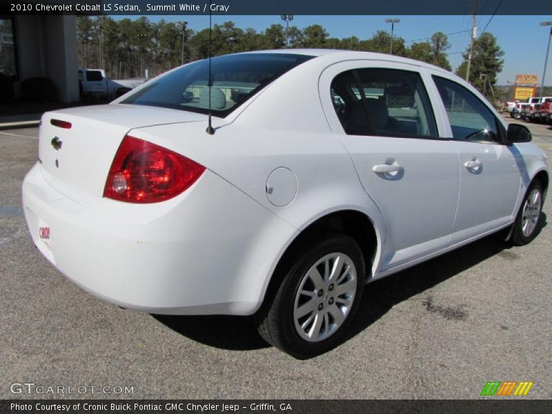 Summit White / Gray 2010 Chevrolet Cobalt LS Sedan