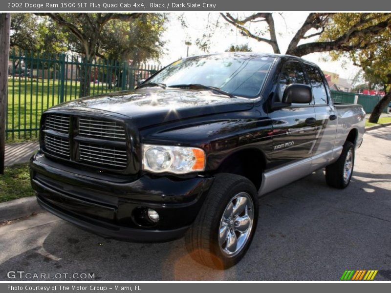 Black / Dark Slate Gray 2002 Dodge Ram 1500 SLT Plus Quad Cab 4x4
