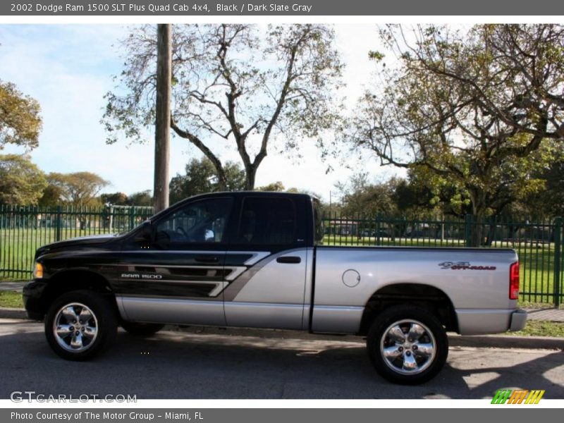 Black / Dark Slate Gray 2002 Dodge Ram 1500 SLT Plus Quad Cab 4x4