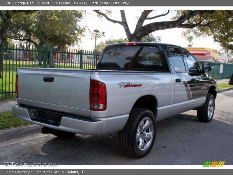 Black / Dark Slate Gray 2002 Dodge Ram 1500 SLT Plus Quad Cab 4x4