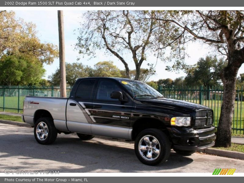 Black / Dark Slate Gray 2002 Dodge Ram 1500 SLT Plus Quad Cab 4x4