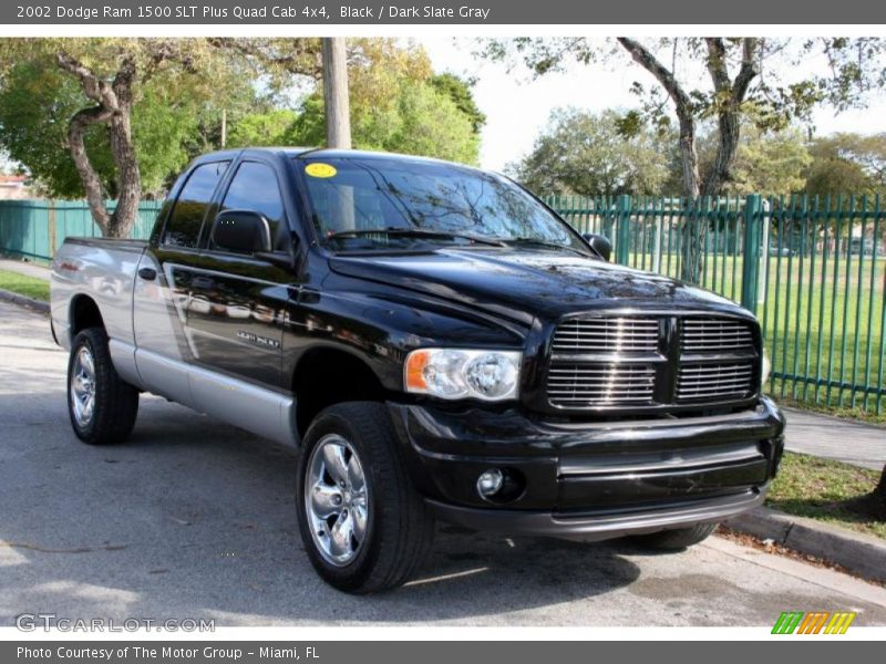 Black / Dark Slate Gray 2002 Dodge Ram 1500 SLT Plus Quad Cab 4x4
