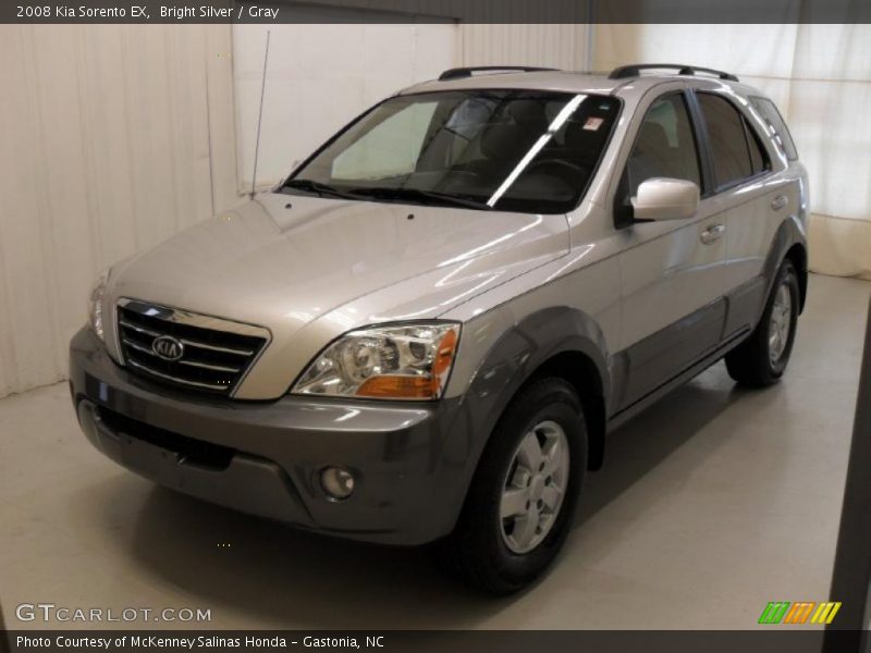 Bright Silver / Gray 2008 Kia Sorento EX