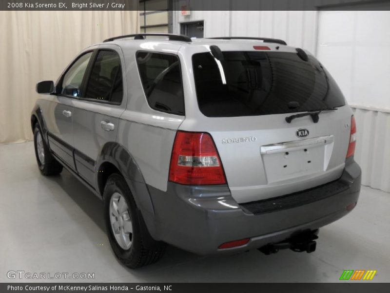 Bright Silver / Gray 2008 Kia Sorento EX