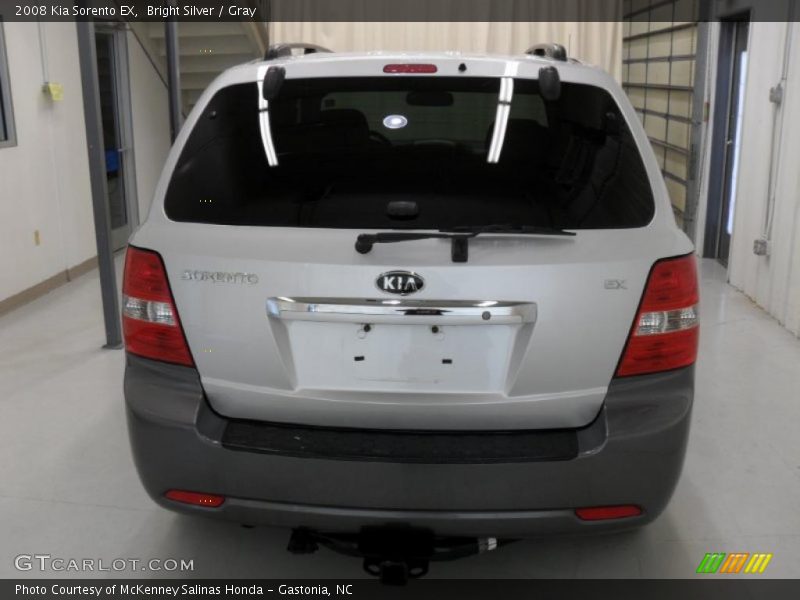 Bright Silver / Gray 2008 Kia Sorento EX