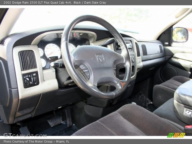 Black / Dark Slate Gray 2002 Dodge Ram 1500 SLT Plus Quad Cab 4x4