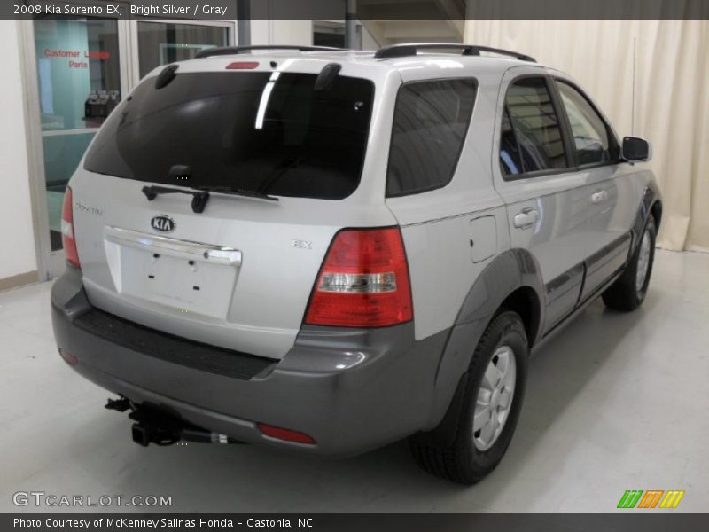 Bright Silver / Gray 2008 Kia Sorento EX