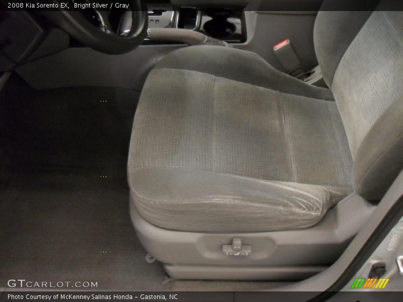 Bright Silver / Gray 2008 Kia Sorento EX