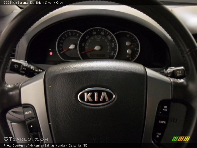 Bright Silver / Gray 2008 Kia Sorento EX