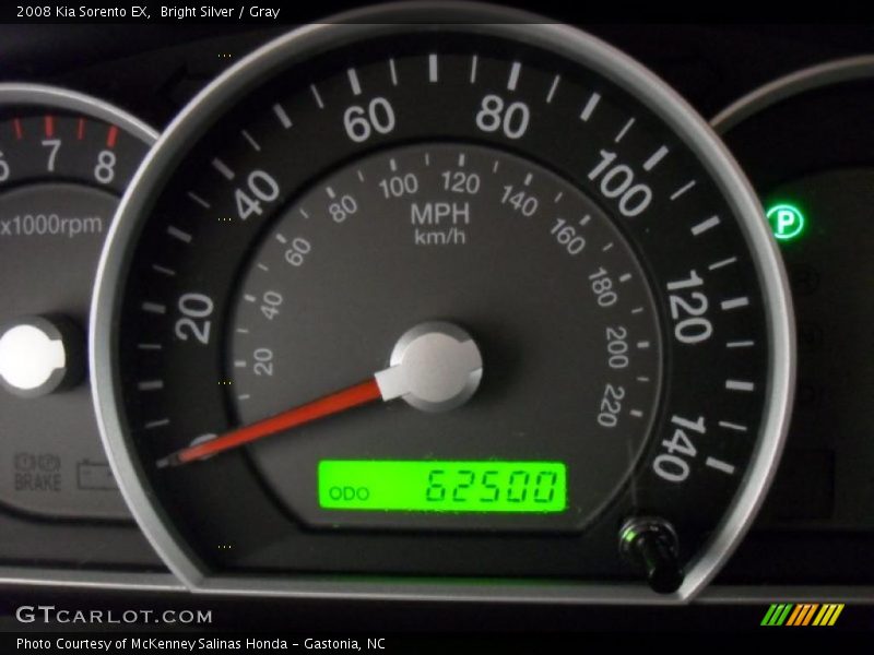 Bright Silver / Gray 2008 Kia Sorento EX