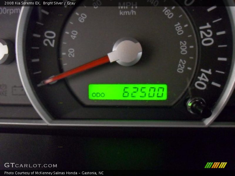 Bright Silver / Gray 2008 Kia Sorento EX