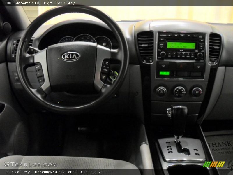 Bright Silver / Gray 2008 Kia Sorento EX