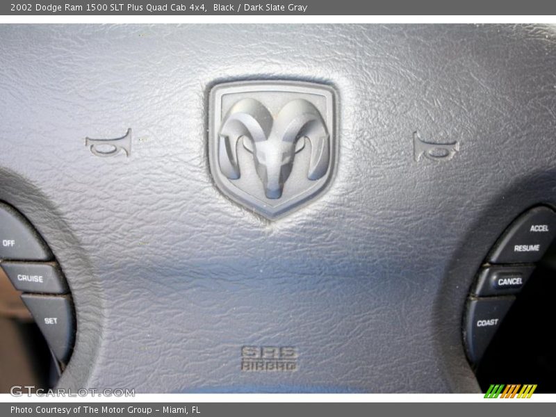 Black / Dark Slate Gray 2002 Dodge Ram 1500 SLT Plus Quad Cab 4x4