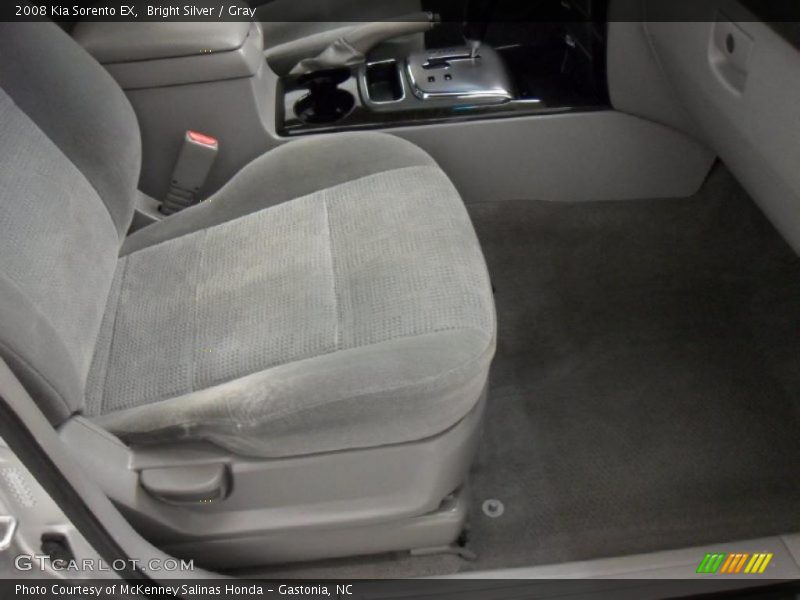 Bright Silver / Gray 2008 Kia Sorento EX