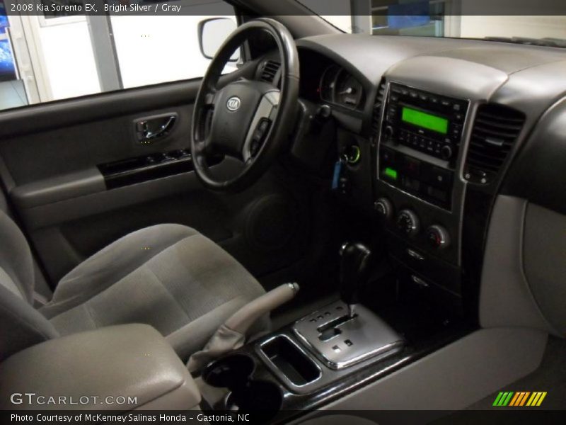 Bright Silver / Gray 2008 Kia Sorento EX