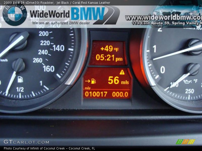 Jet Black / Coral Red Kansas Leather 2009 BMW Z4 sDrive30i Roadster