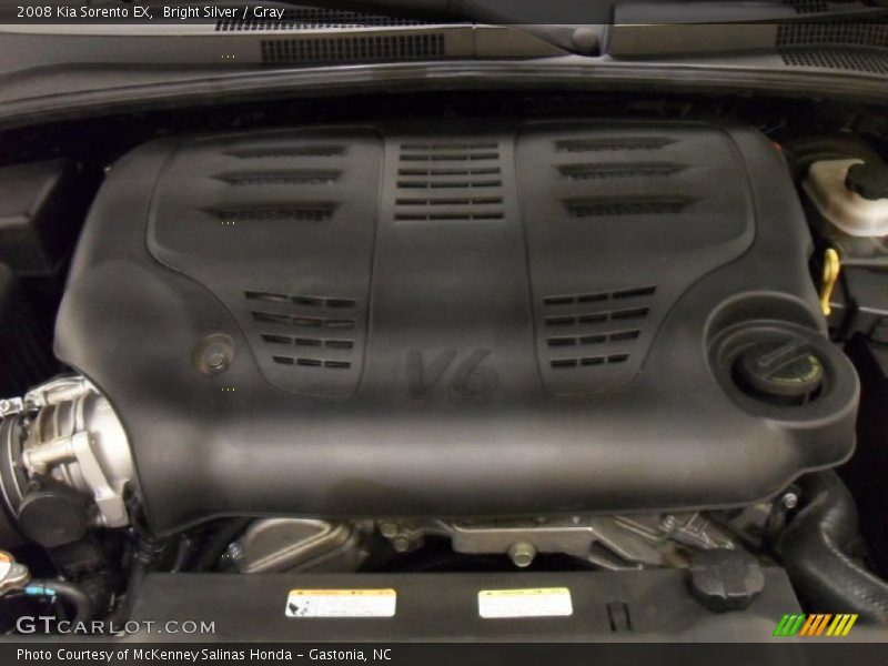 Bright Silver / Gray 2008 Kia Sorento EX