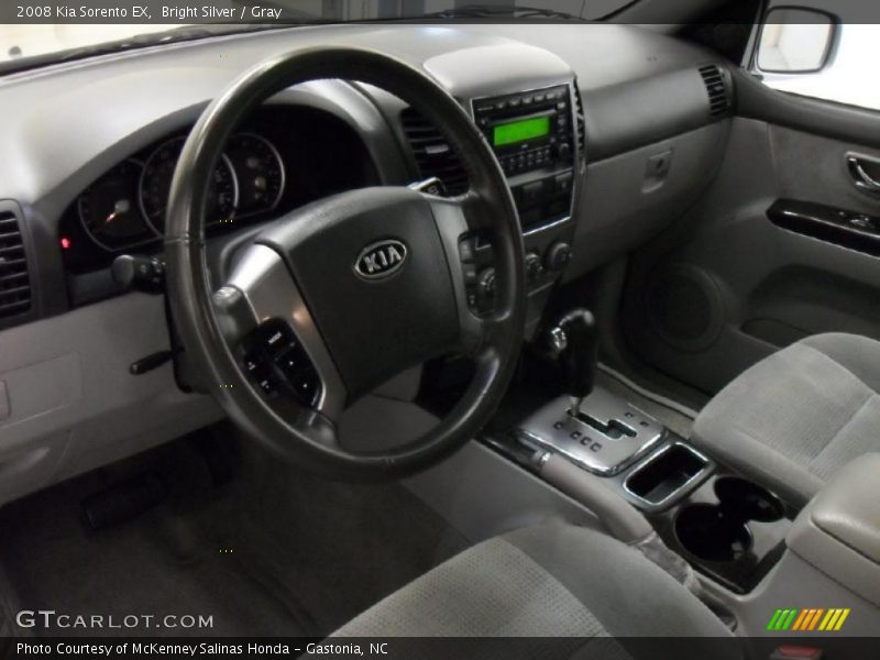  2008 Sorento EX Gray Interior