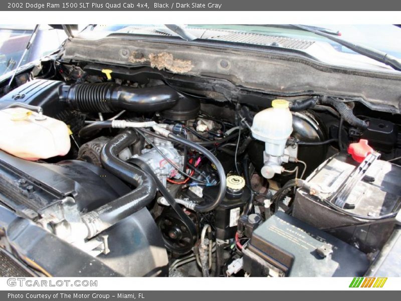 Black / Dark Slate Gray 2002 Dodge Ram 1500 SLT Plus Quad Cab 4x4