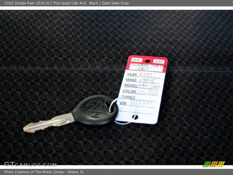 Black / Dark Slate Gray 2002 Dodge Ram 1500 SLT Plus Quad Cab 4x4