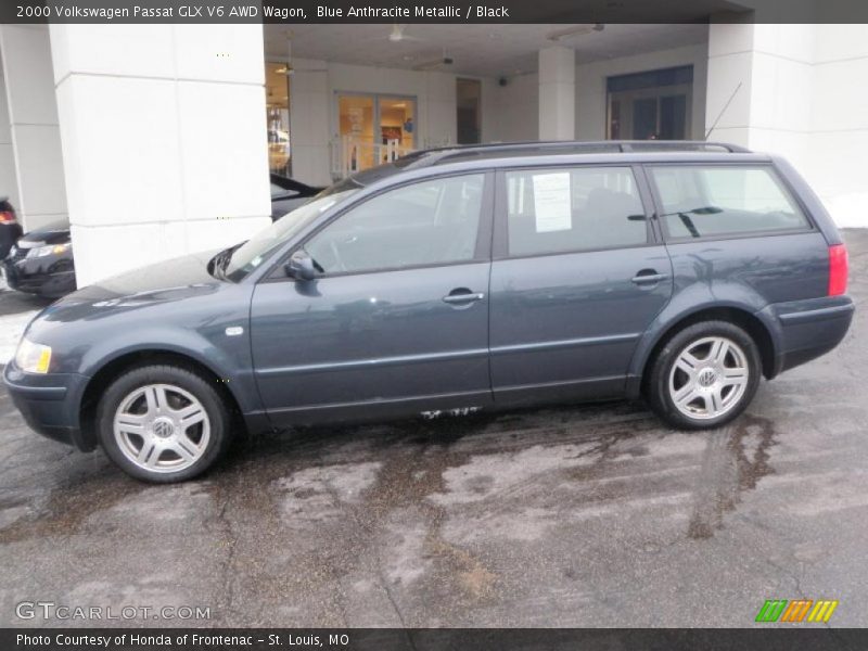 Blue Anthracite Metallic / Black 2000 Volkswagen Passat GLX V6 AWD Wagon