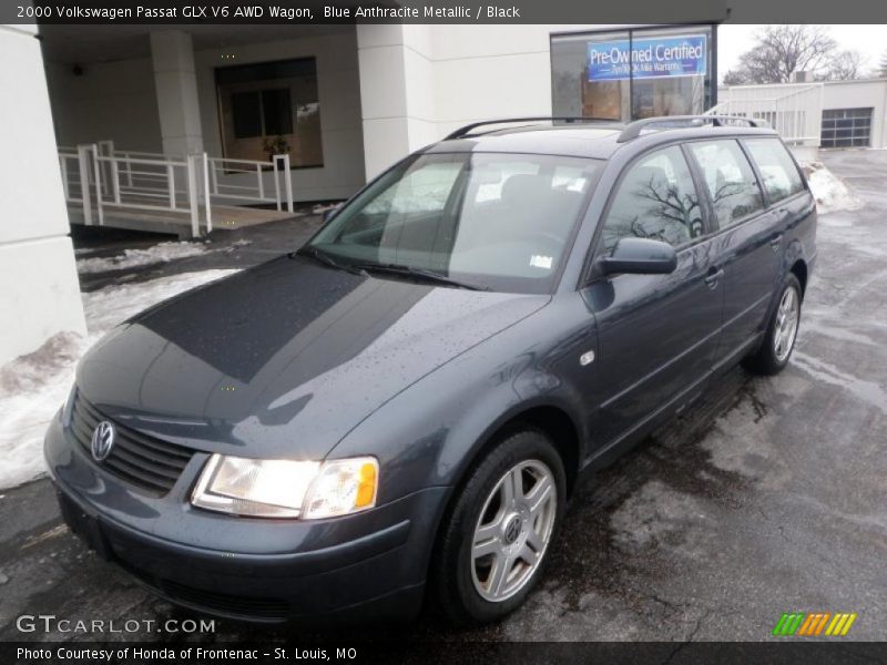 Blue Anthracite Metallic / Black 2000 Volkswagen Passat GLX V6 AWD Wagon