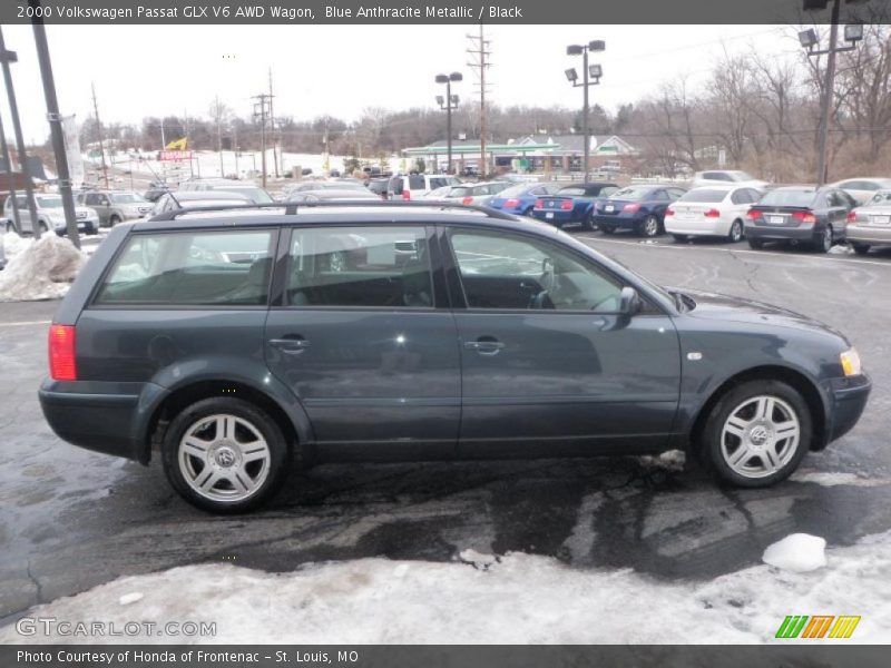 Blue Anthracite Metallic / Black 2000 Volkswagen Passat GLX V6 AWD Wagon